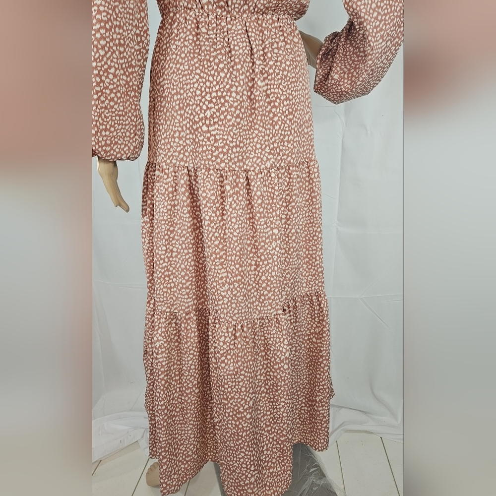 Bohemian inspired Pink and white dress unbranded size medium - Picture 12 of 16